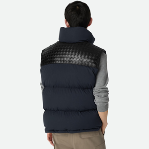 Puffer Waistcoat Manufacturer OEM Service for Your Brand Men Tech Nylon Quilted Puffer Vest <strong>Lightweight</strong> Relaxed Fit <strong>Gilet</strong> - Product Image 3