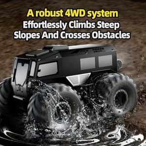 Nouveau Véhicule Tout-Terrain Amphibie RC SJY-Q210 Sherp ATV avec Commutateur Haute/Basse Vitesse, Apparence Unique, 4x4, pour la Montagne et le Tout-Terrain - Product Image 2