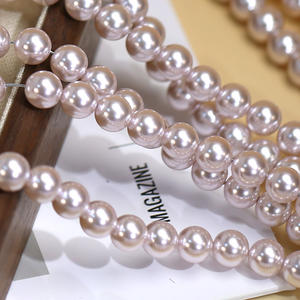 Manta Rose <span class=keywords><strong>Purple</strong></span> Series Elegantes collares y pulseras de cristal redondos de gama alta Accesorios de bricolaje para la fabricación de joyas - Product Image 2