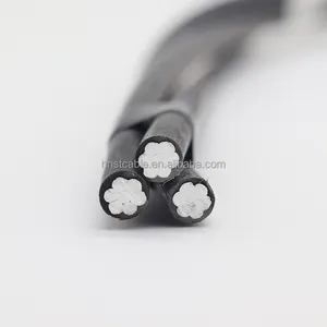 Duplex cable Abc Cables Bull 1/0 Awg 2*16mm Triplex cable3*25 3*50 3*70mm abc power cable