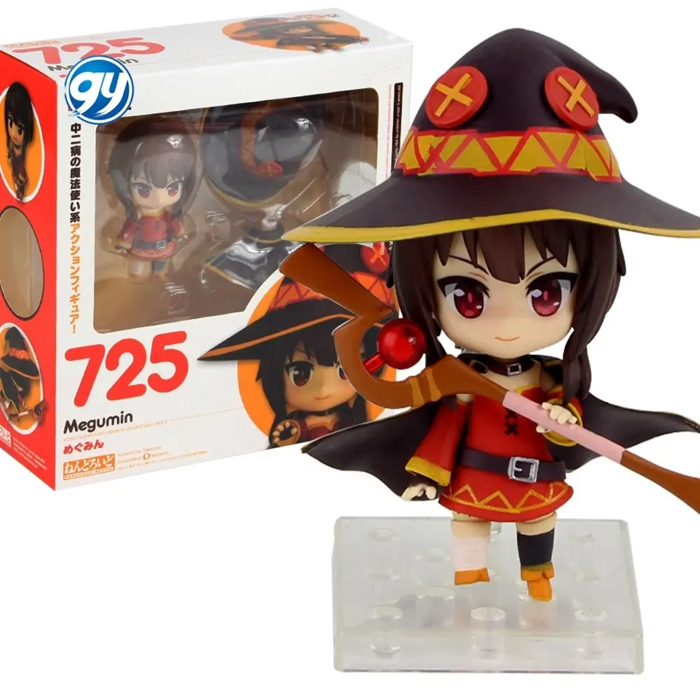 Anime figürleri KonoSuba tanrı'nın bu harika dünya üzerinde nimet 2 Megumin #725 Action Figure PVC sevimli oyuncaklar çocuklar için Model bebek