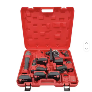 Milwau-kee Red 21V Lithium Battery Stainless Steel 4-in-1 Multi-Function Power <b>Tool</b> Set With Hard Case for Repairs MWK-4P-001 - Product Image 3