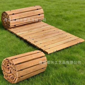 Caminos de Jardín de Madera Plegables, Resistentes a la Intemperie, para Bodas, Terrazas y Patios, Fáciles de Instalar - Product Image 1