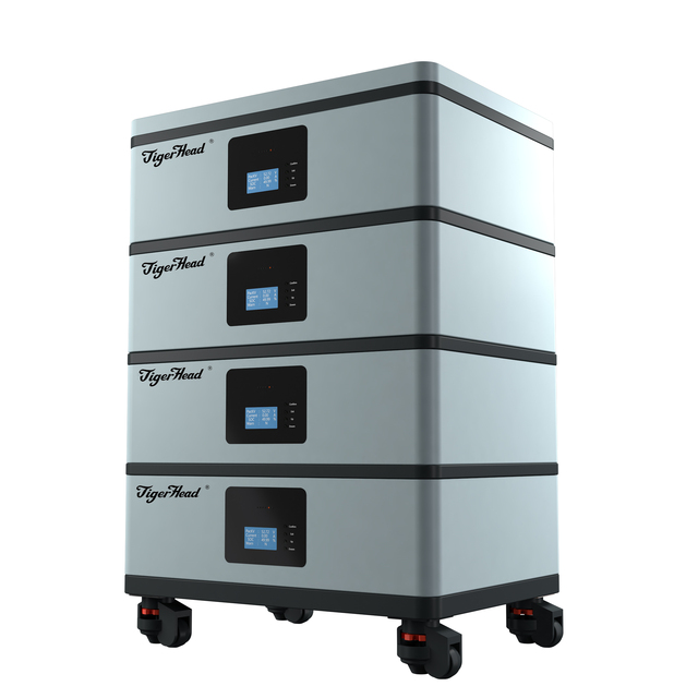 Tiger Head Battery Stackable 48V LiFePO4 Battery Pack  48volt Lithium Battery 100Ah 5kwh Solar System