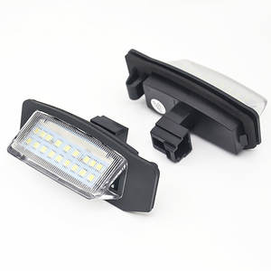 Nouveaux feux de plaque d'immatriculation arrière à LED blancs 12V 3W pour Peugeot 4007 ION Citroën <span class=keywords><strong>C</strong></span>-<span class=keywords><strong>Crosser</strong></span> <span class=keywords><strong>C</strong></span>-Zero Mitsubishi Outlander Eclipse Lancer - Product Image 4