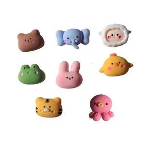 Sheep Frog Cartoon Resin Accessories Resin Animal Resin Frog Charms For Decoration