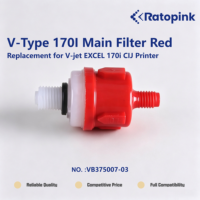 Filtre principal de type V Ratopink VB375007-03 170I rouge, remplacement pour imprimante CIJ V-jet EXCEL 170i