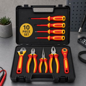 Heavy Duty 1000V Insulated Tool <b>Set</b> OEM Hard Case Electrical Insulation Hand Tool Kit MOQ 100 <b>Sets</b> Fast Shipping - Product Image 4