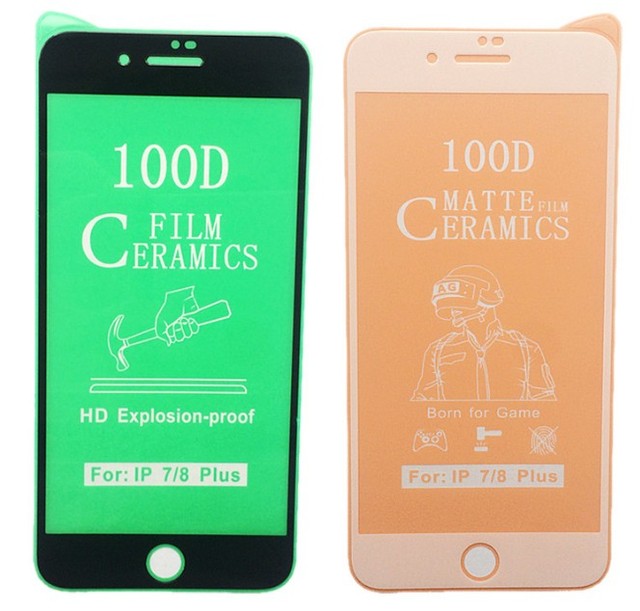 100D 9D Clear Matte Ceramic Film Soft Flexible Unbreakable Ceramic Screen Protector for iPhone 16 15 14 13 12 11 Pro Max