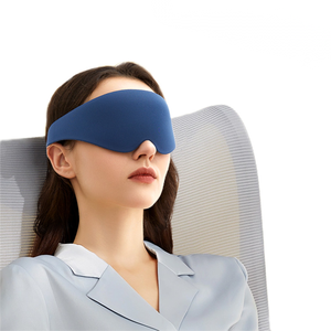 3D đường viền đan Lash Mặt nạ mắt cho phần mở rộng với Velcro dây đeo siêu mềm sang trọng ngủ mặt nạ ánh sáng-chặn để sử dụng nhà - Product Image 1