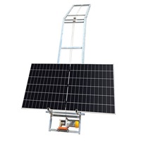 Wendy Offre Spéciale élévateur à panneaux solaires photovoltaïques électrique 4m-18m équipement de levage à échelle avec élingue à câble métallique panneaux solaires