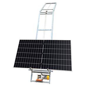 Wendy Offre Spéciale élévateur à panneaux solaires photovoltaïques électrique 4m-18m équipement de levage à échelle avec élingue à câble métallique panneaux solaires - Product Image 5