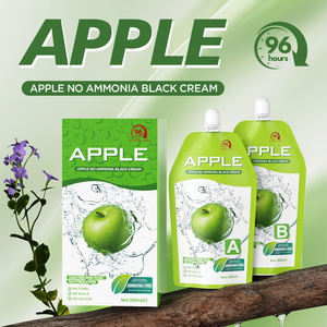 Joynna gros EAU <span class=keywords><strong>arabe</strong></span> naturel pomme cheveux couleur 96 sans ammoniaque 500Ml * 2 cheveux couleur crème pour femmes hommes noir cheveux teinture - Product Image 2