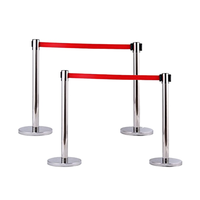 Bandes rétractables de Festival bleu foncé conçues sur mesure, utilisation des barrières de ceinture Post-ceinture en sangle