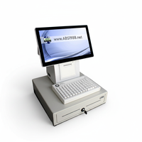 Hochwertige Metall-Kassenschublade ABS Marke Einkaufszentrum POS-System Kleine Kabellose Registrierkassenschublade Sicherer Safe mit 3 Fächern