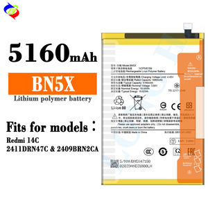 Batería Original BN5X 5160mAh Para Redmi 14C 2411DRN47C 2409BRN2CA - Product Image 2