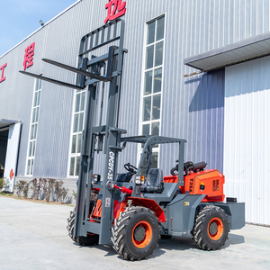 全地形対応オフロードフォークリフト3mリフト<span class=keywords><strong>3.5</strong></span>トン伸縮ブラケット手動パレットスタッカー - Product Image 1