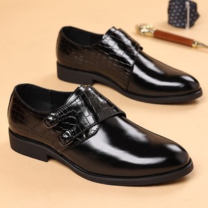 Zapatos Oxford Casuales de Oficina y Boda para Hombre, con Suela Gruesa de Metal, Antideslizantes, Resistentes al Desgaste, Ligeros, de PU, para Otoño, que Aumentan la Estatura, <span class=keywords><strong>AHMED</strong></span> - Product Image 3
