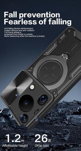 2025 New Arrival 2 trong 1 TPU PC trường hợp điện thoại với Slide máy ảnh Lens Cover Đối với Huawei Pura 70 - Product Image 6