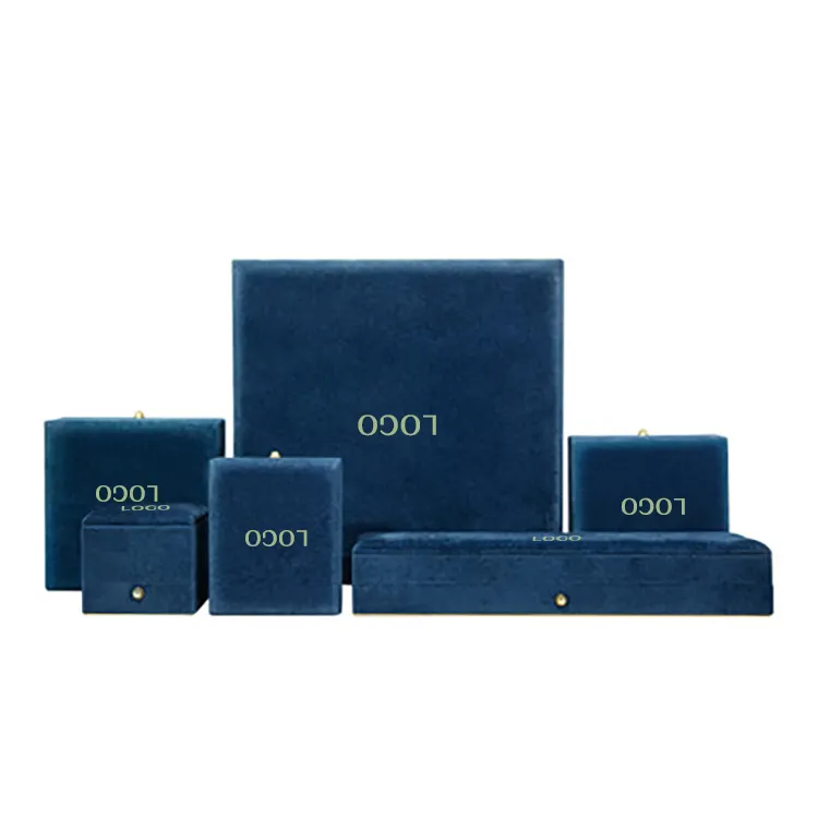 Verpakking Sieraden Geschenkdozen Voor Parels Ketting En Luxe Fluwelen Set Box Oorbellen Armband Sieraden Doos
