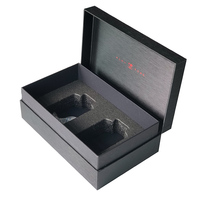 Boîte cadeau en céramique avec insert en EVA noir, papier, boîte à thé, cosmétiques, bijoux, bougies, emballage de marque haut de gamme