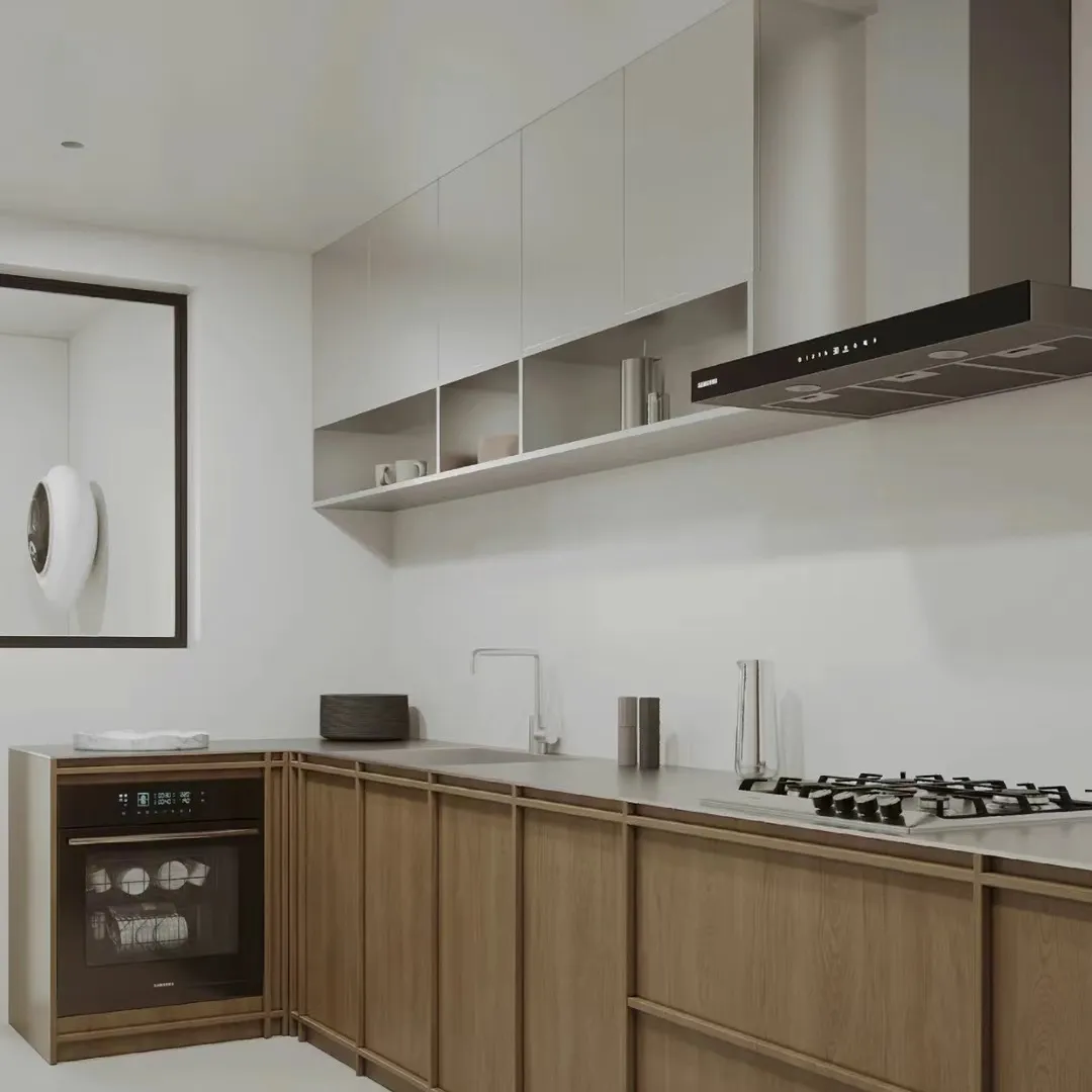 Îlot moderne modulaire armoires de cuisine modernes petites armoires de cuisine meubles de cuisine modernes