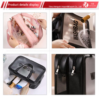 Trousse à cosmétiques de maquillage à la mode imprimée avec logo personnalisé OEM/ODM Trousse de maquillage de voyage à fermeture éclair pour femmes Trousse à cosmétiques personnalisée en PVC