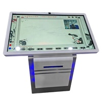 Machine tactile interactive tout-en-un OEM ODM 43 pouces Capteur infrarouge Page Virtual Flipper pour les bibliothèques et les bâtiments d'entreprise