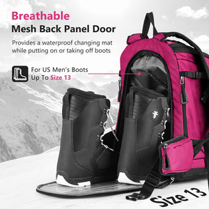 Free sample Ski Boots Extra <b>Large</b> Ski Boot Backpack Outdoor Skiing Gear <b>Bag</b> Travel Snowboard Helmet Backpack - Product Image 3