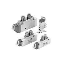 Vanne solénoïde pneumatique SY5120-BYO-01F-Q 5/3, solénoïde 5/2, interface NPT, série SY5000 24V