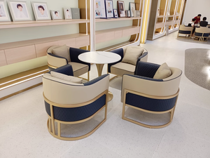 Vendita calda divano moderno luce di lusso sala per il tempo libero divano divano divano divano in pelle divano - Product Image 2