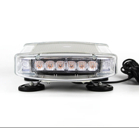 Baliza estroboscópica magnética de advertencia de vehículo de emergencia de coche al por mayor montaje de imán de techo Flash estroboscópico Mini Barra de baliza de luz