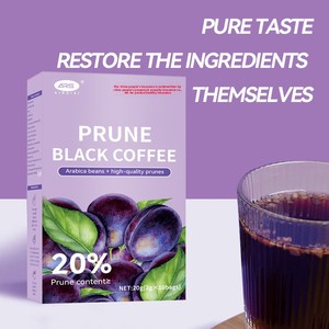 Caffè Nero Istantaneo con Prugne Secche per Commercio Estero Transfrontaliero, 3g per Bustina, 10 Porzioni per Confezione; Caffè Istantaneo a Grani Piccoli dello Yunnan - Product Image 2