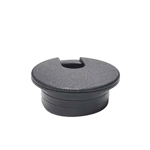 35/50mm gọn gàng cáp lỗ Bìa tổ chức 2 inch Đen PC máy tính bàn cáp dây Grommet - Product Image 5