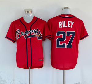 Camiseta de Hombre del Estadio Atlanta City Connect 2026, Número 13 # Acuna Jr 23 # Harris 27 # Riley 28 # Camiseta de Béisbol Americana Cosida Olson 10Jones - Product Image 6