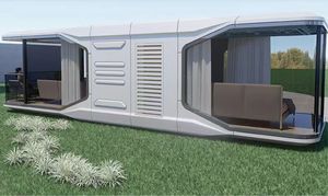 Beveiligde 20 40ft Luxe Milieuvriendelijke Geprefabriceerde Pod Huis Outdoor <span class=keywords><strong>Capsule</strong></span> Huis Voor Kantoor Beveiligde Apple Pod <span class=keywords><strong>Container</strong></span> Huizen - Product Image 5