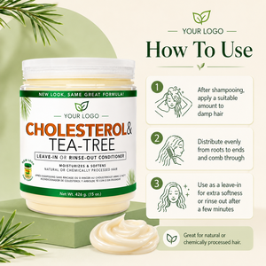 Masque capillaire adoucissant et revitalisant en profondeur à l'huile d'arbre à thé pour cheveux naturels – Approvisionnement en gros - Product Image 2