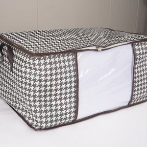 Borse Portaoggetti Pieghevoli in Tessuto Non Tessuto a Doppio Strato con Finestra Trasparente in PVC Impermeabile per Soggiorno e Camera da <span class=keywords><strong>Letto</strong></span> - Product Image 6