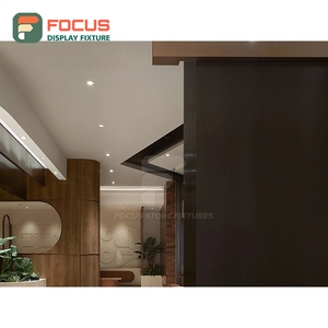 Refined Coffee Merchandise Display Rack Wood Base <b>Frame</b> Bagged Coffee Display Bean Shop Display Rack - Product Image 2