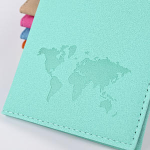 Étui pour passeport, étanche, blocage RFID, portefeuille de voyage, porte-stylo, joli motif de carte du monde en PU, pour femmes et hommes - Product Image 5