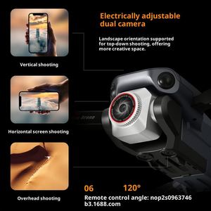 K6Max Beginner <b>Plastic</b> <b>Screen</b> Optical Flow Positioning Quadcopter Brushless Motor Remote Control Aircraft Toy Model Aircraft - Product Image 3