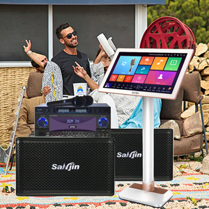 Alta Fidelidade Retro Clássico Portátil Karaoke Speaker Baixo Estéreo Woofer Partido Speaker AUX Box Computador Ao Ar Livre - Product Image 6