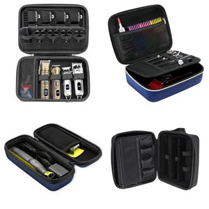 Estuche personalizable duradero de tela Oxford negro Eva Hard Shell Paquete de espuma Estuche con cremallera con Harilla Wahl Hiena Pro Vgr Estuche para cortapelos - Product Image 1