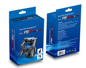 <span class=keywords><strong>Cargador</strong></span> USB Inalámbrico de Doble Mango <span class=keywords><strong>para</strong></span> Control de <span class=keywords><strong>PS4</strong></span> Slim, Venta al Por Mayor - Product Image 4