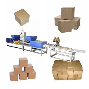 Automatización Línea de producción de paletas de madera Máquina de paletas de polvo de madera comprimida