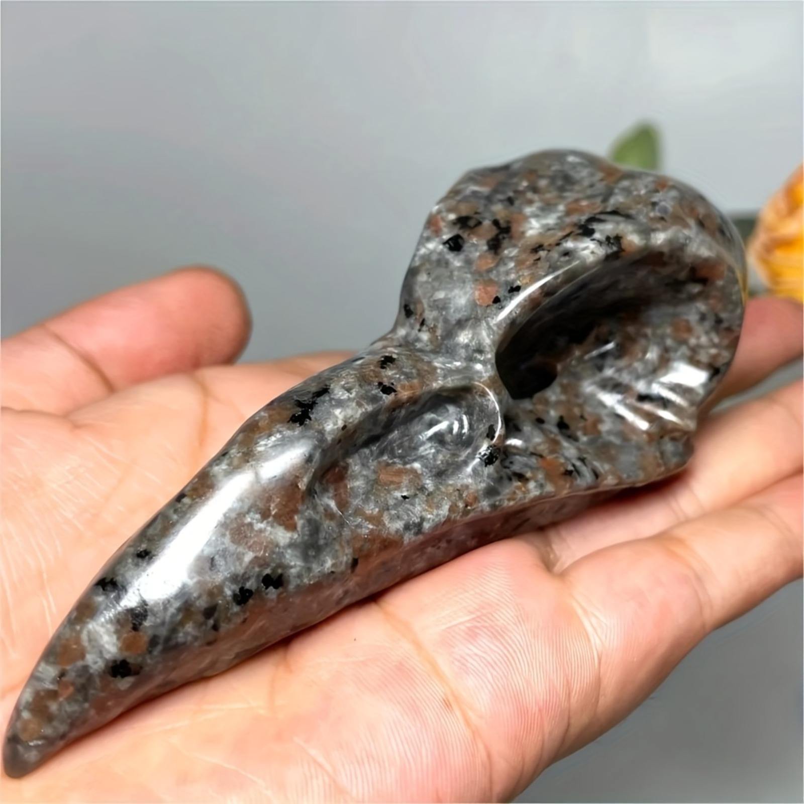 Flame Stone Bird Skulls