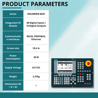SIEMENS Nuevo y con Embalaje Industrial Seguro, HMI PLC Todo en Uno SINUMERIK 802C Base Line Paquete Básico 6FC5500-0AA11-1AA0