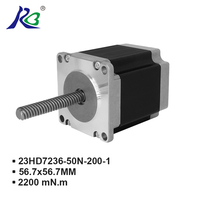 Moteur pas à pas RB MENA 23 Nema 23 à couple élevé 12V 2.2Nm, Moteur pas à pas Nema 17 6.3V pour éclairage de scène, Engrenage à poulie Nema 4 fils