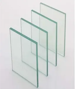 KEWAY Retail Shop 5mm 8mm Plan Clear Float Laminated Glass Tempered Glass Display Shelf for Glass Cabinet Showcase Racks