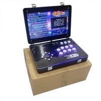 Console de jeu vidéo d'arcade KUBIXION pour 2 joueurs, machine d'arcade de basket-ball de rue et de boxe à pièces, éclairage LED, prise US, tout inclus